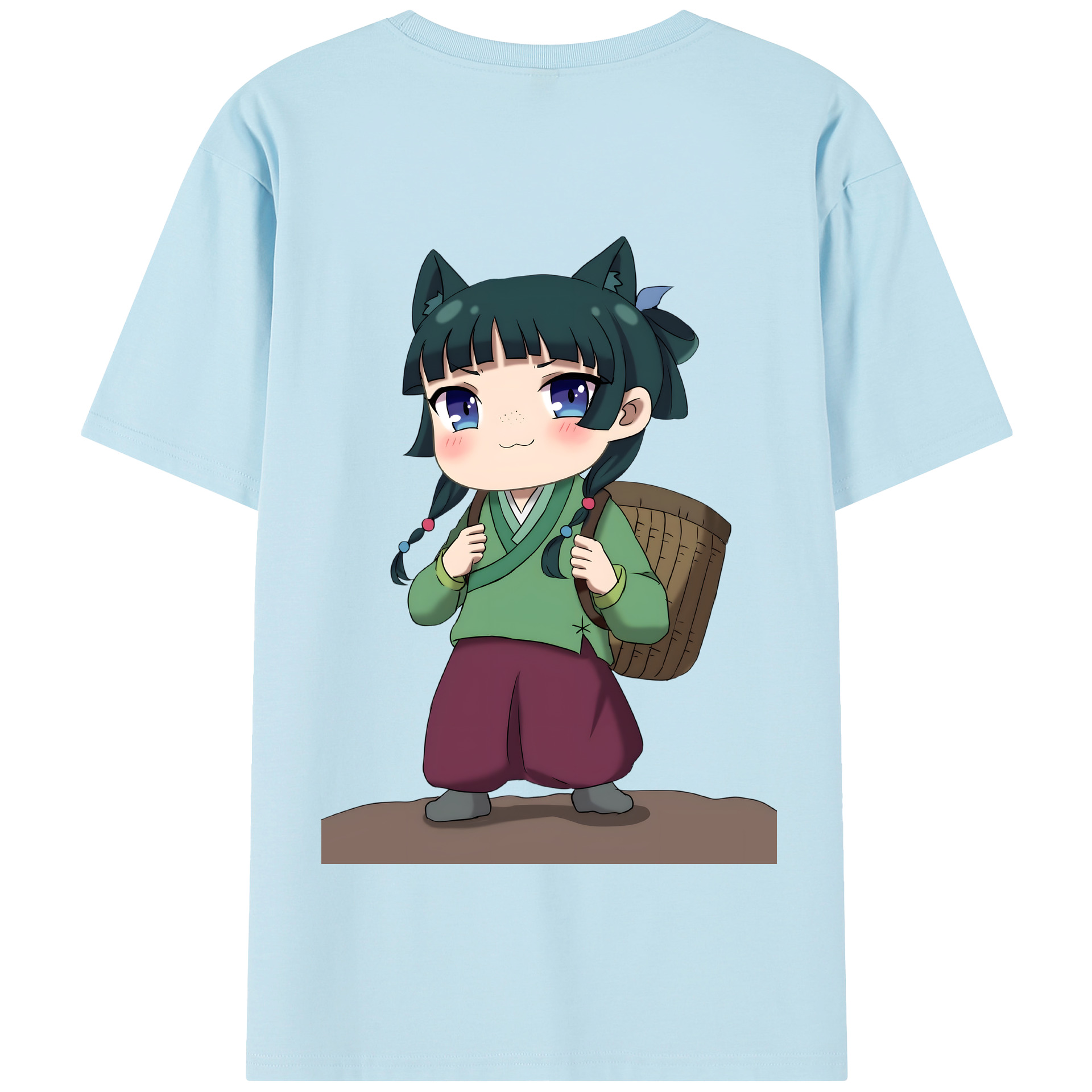 （画像用） 薬屋のひとりごと The Apothecary Diaries 綿100％半袖Tシャツ（背面プリント）